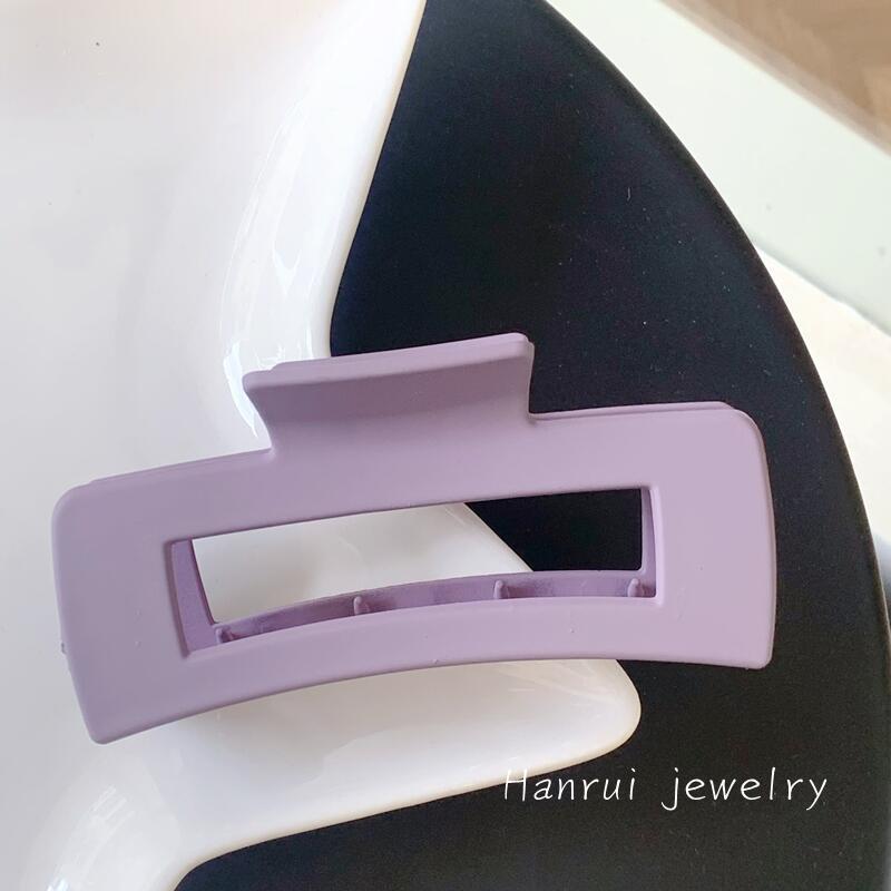 Wholesale Back Head Square Frosted Large Women's Elegant Bath Hair Clip